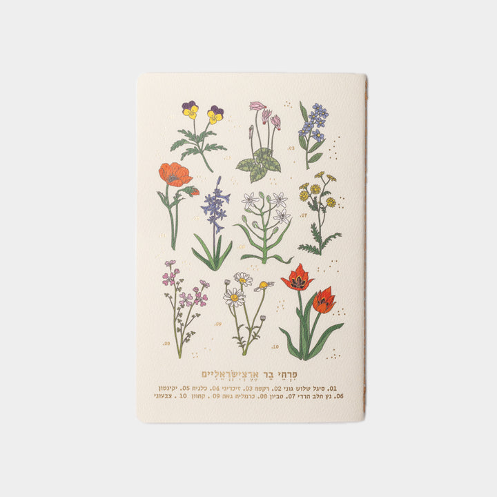 מחברת דקה שורה | Botanical Chart