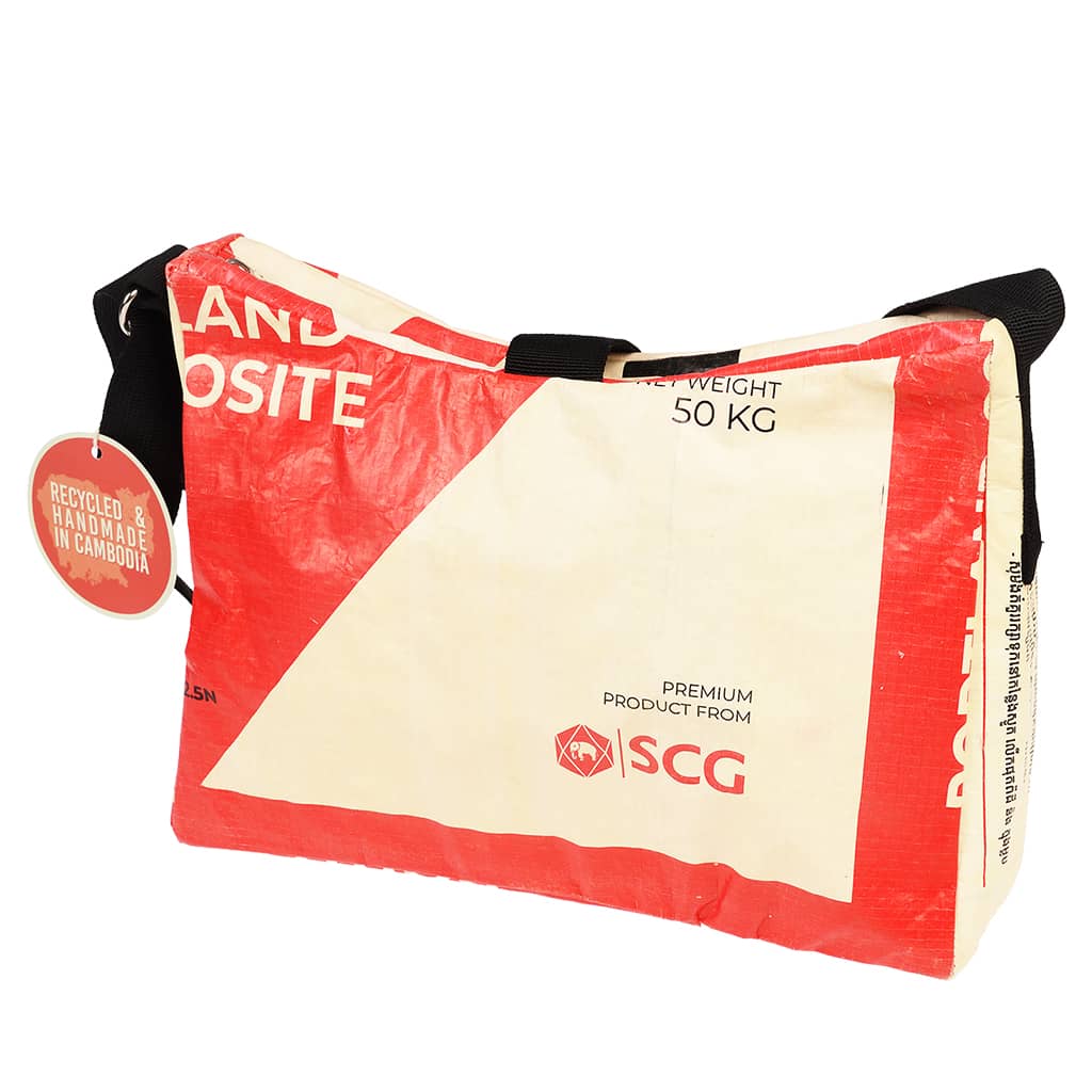 תיק צד בינוני מפלסטיק ממוחזר