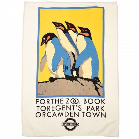 מגבת כותנה למטבח פינגווינים