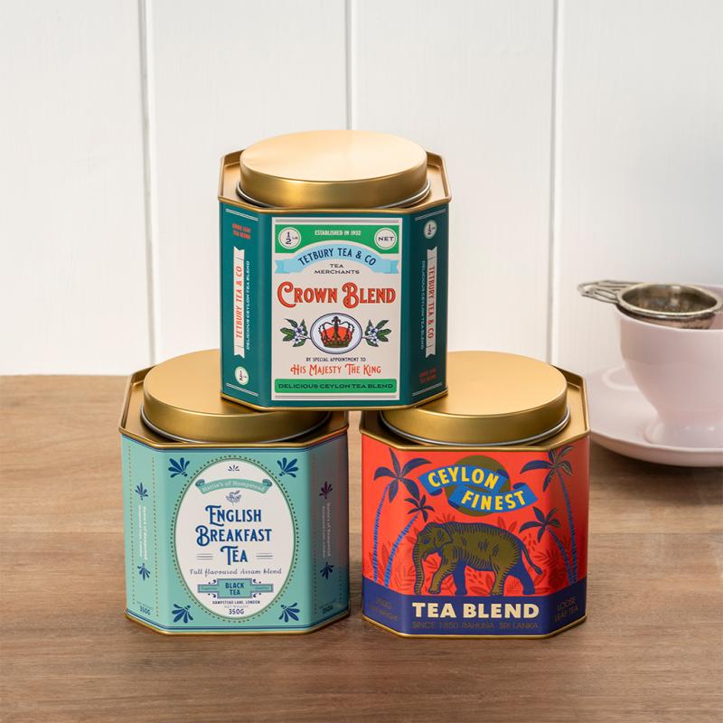 קופסת פח לתה סרי לנקה