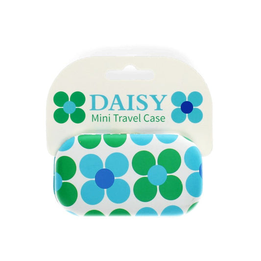 נרתיק מיני פאטרן פרחים כחול