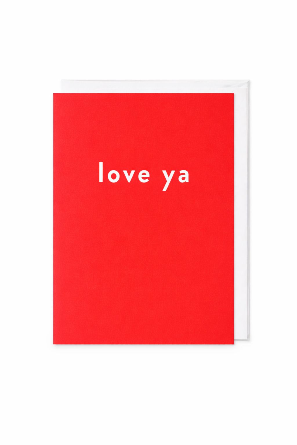 מיני כרטיס ברכה : LOVE YA