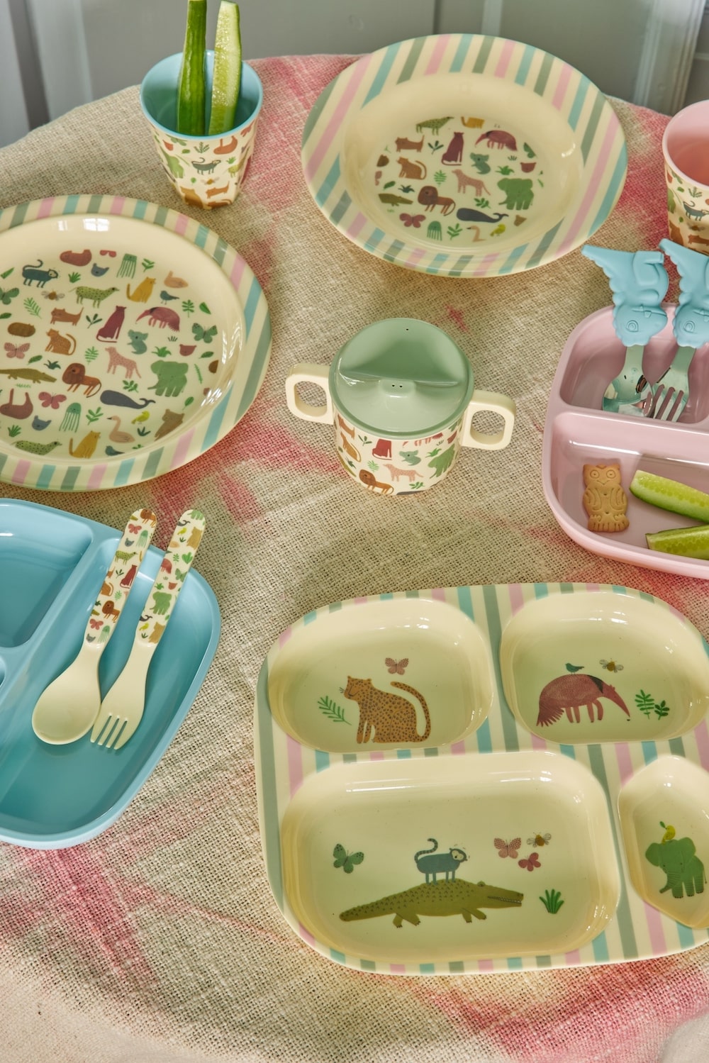 ספל מלמין לתינוק חיות מצוירות