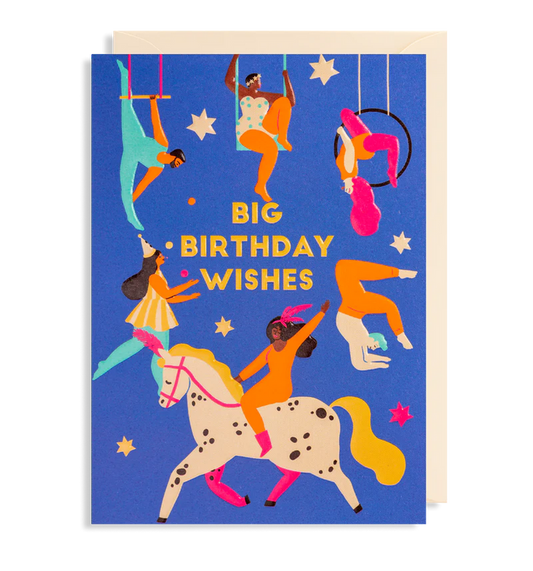 כרטיס ברכה: Big Birthday Wishes