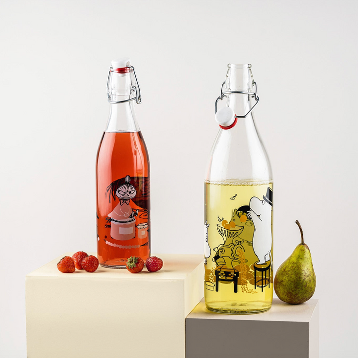בקבוק זכוכית: Fruits מומינים