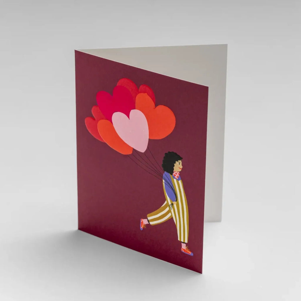 מיני כרטיס ברכה : LOVE HEART