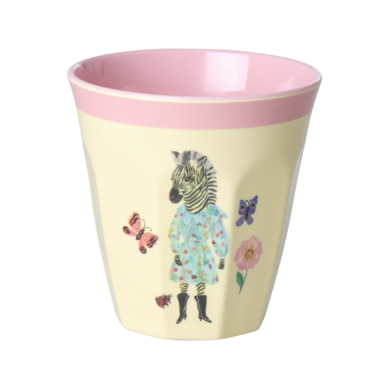 כוס מלמין טוטון איורי חיות נטלי לאטה -זברה