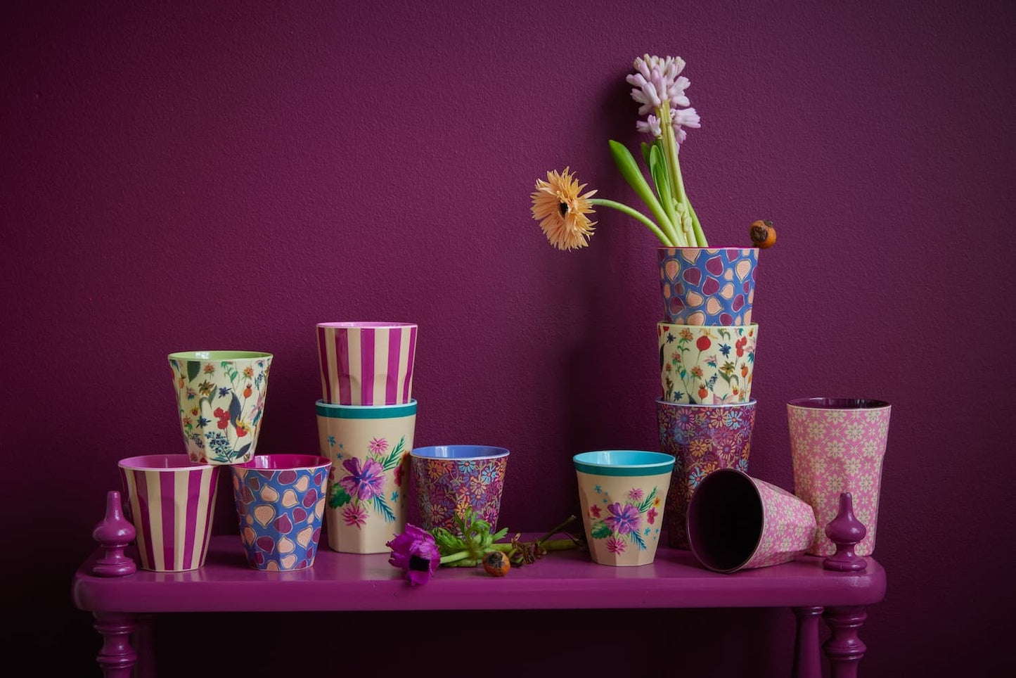 כוס מלמין הפרחים של ארדה