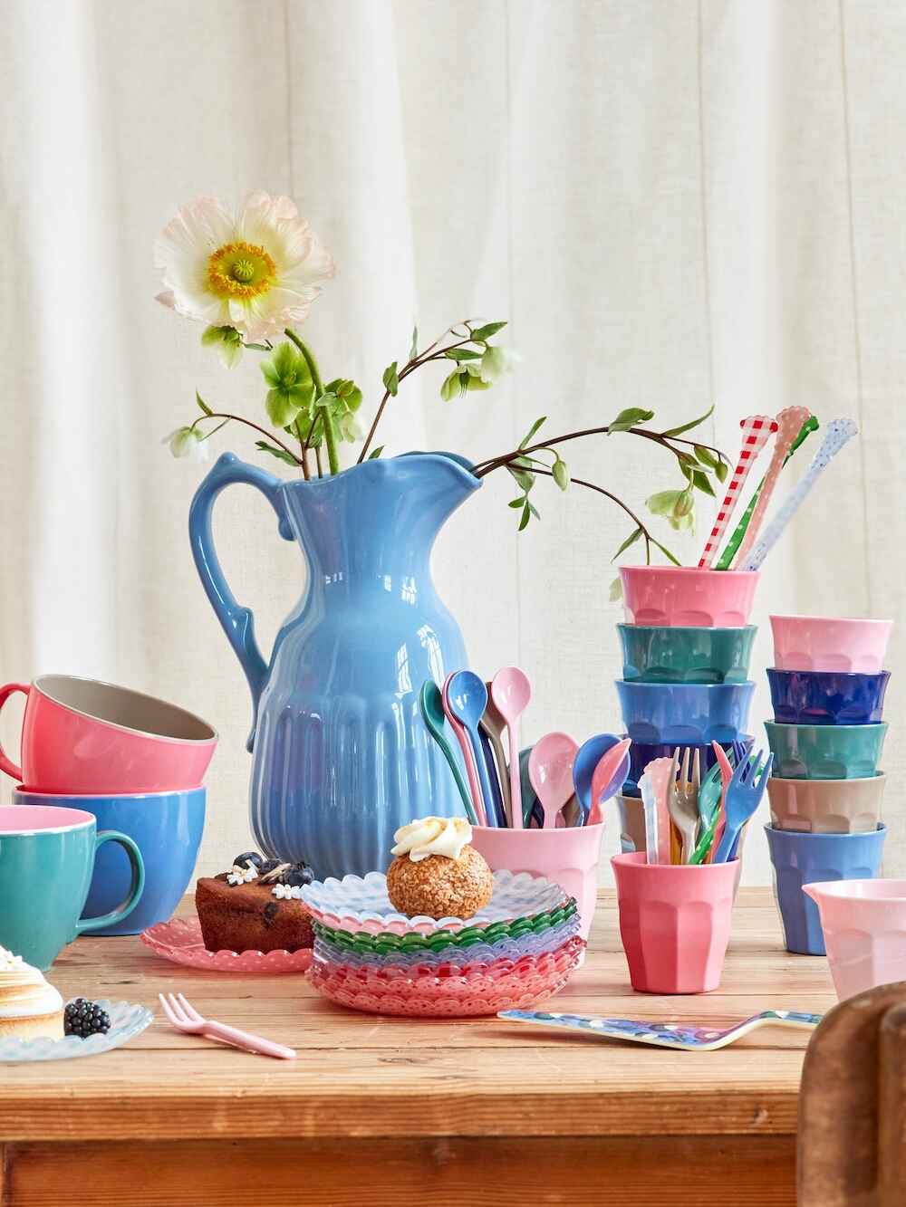 סט 6 כוסות גידי בצבעי ניו יורק