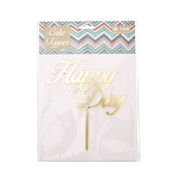 קישוט לעוגה Happy Day
