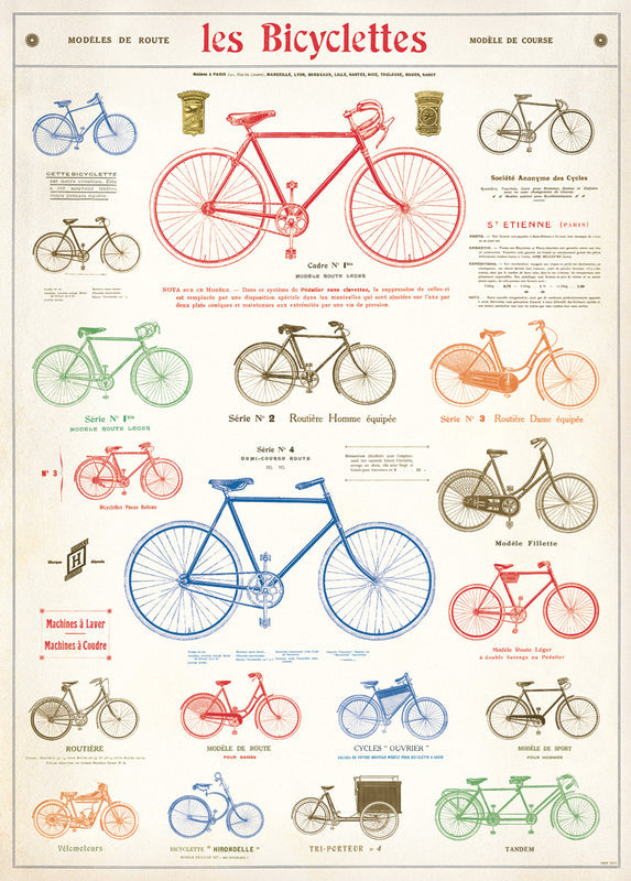 פוסטר : Les Bicyclettes