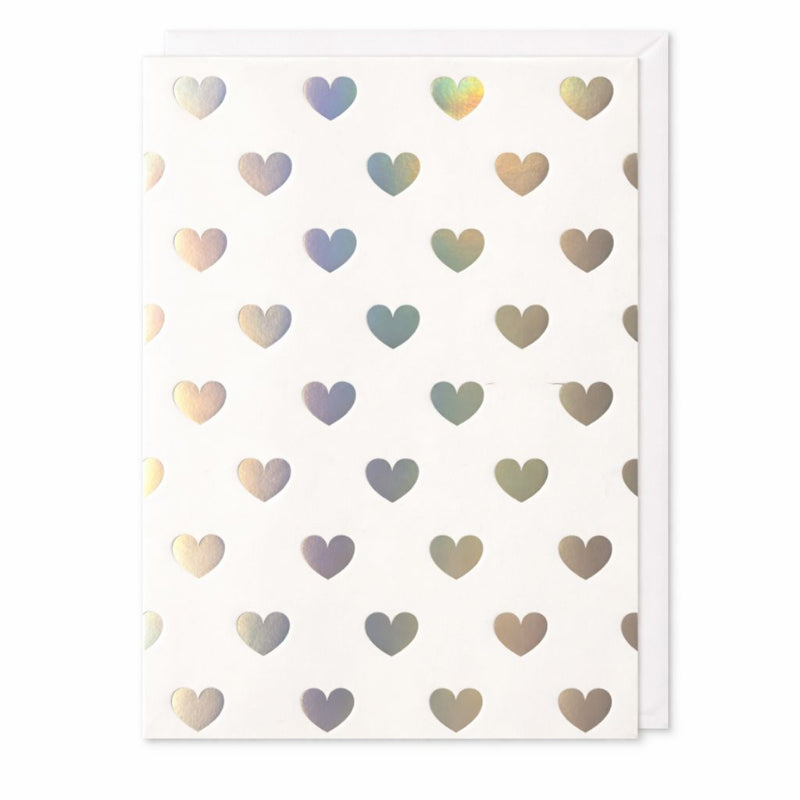 מיני כרטיס ברכה : HEARTS