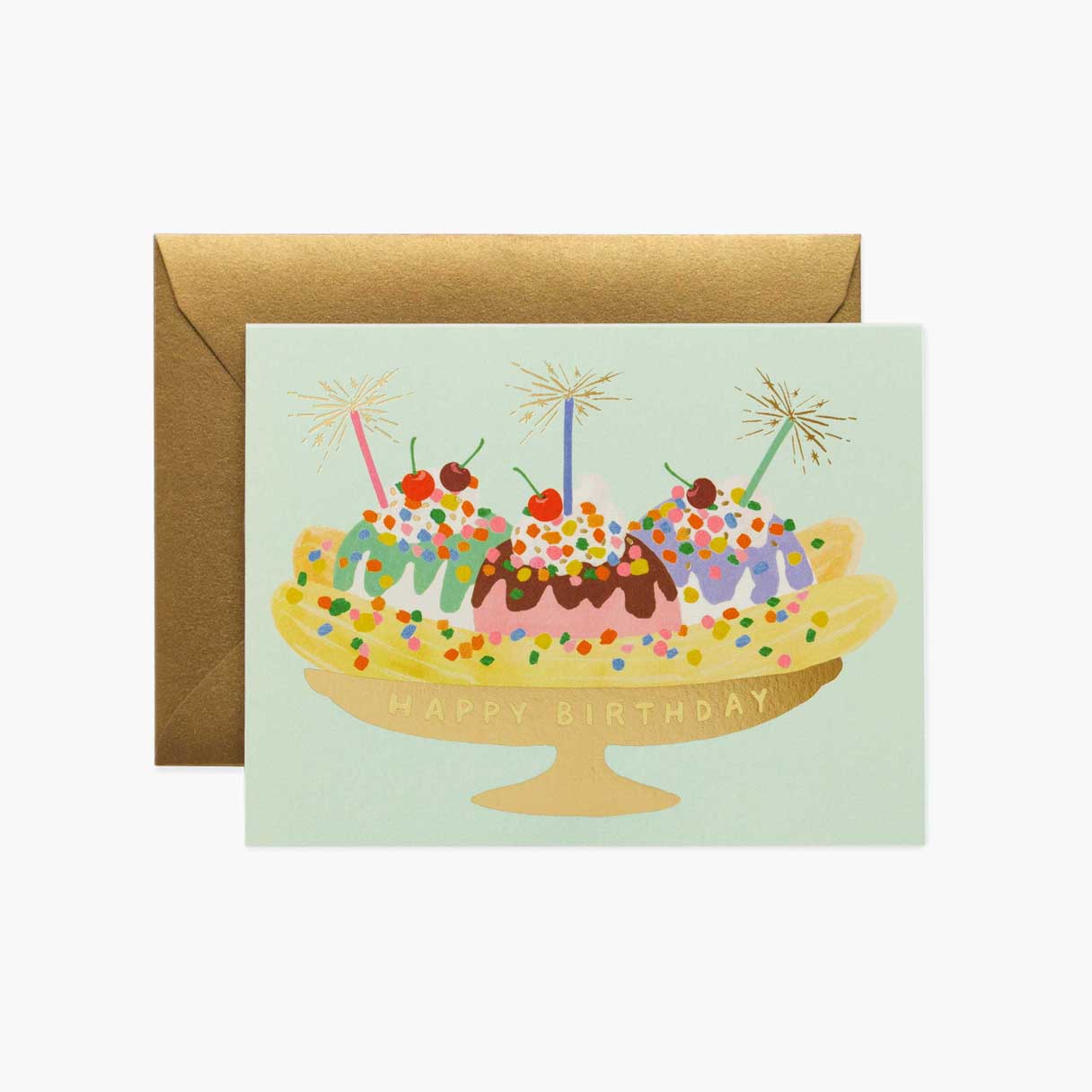כרטיס ברכה : Banana Split