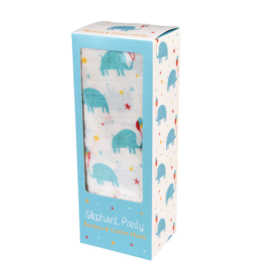 שמיכת טטרה לתינוק - פילים