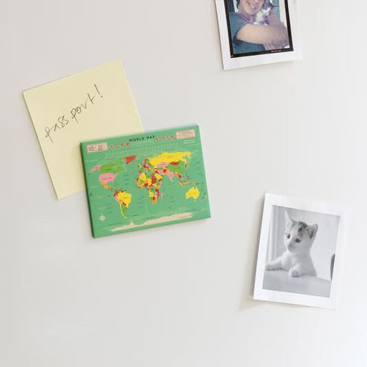 מגנט מפת עולם