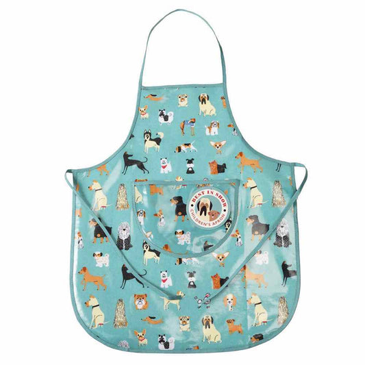 סינר מטבח לילדים בהדפס כלבים