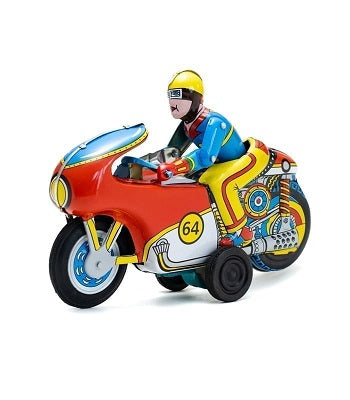 צעצוע פח אופנוע נוסטלגי