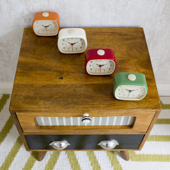 שעון מעורר רטרו - תכלת