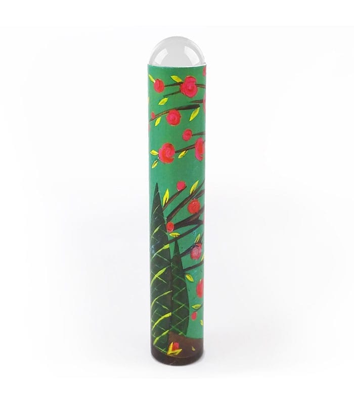 קליידסקופ קריסטל בול פרחים