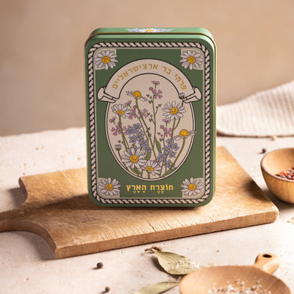 קופסת פח: Blooming Chrysanthemum