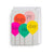 מיני כרטיס ברכה : HAPPY BIRTHDAY COLORFUL BALLOONS