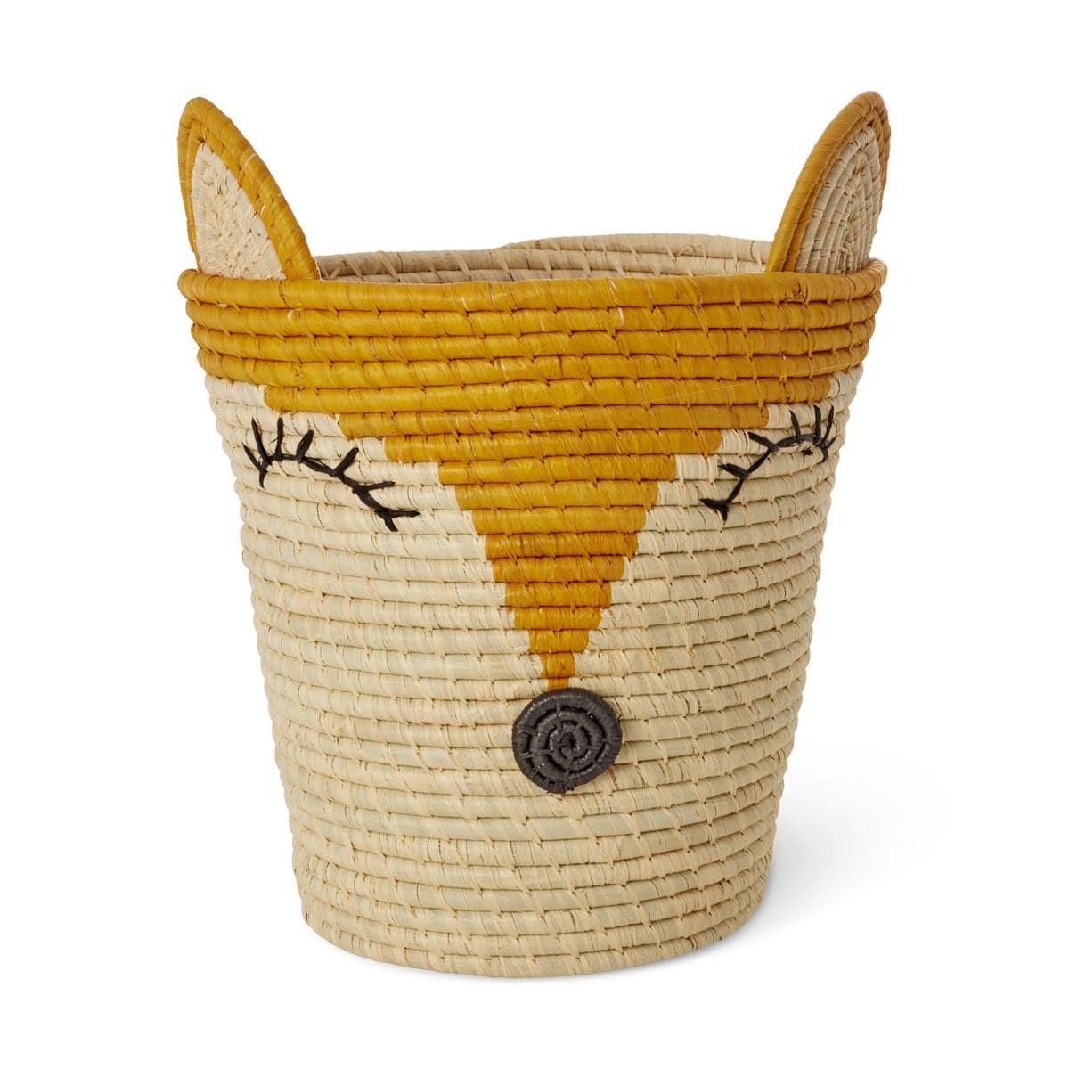 סל רפיה עגול - שועל