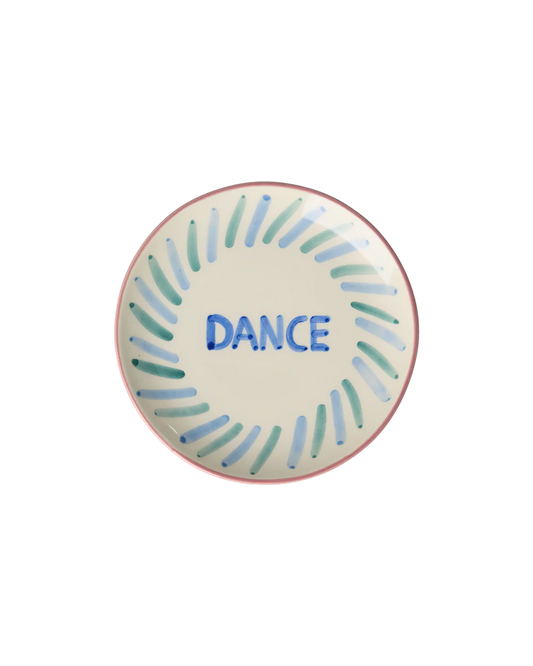 צלחת קרמיקה לקינוח - DANCE