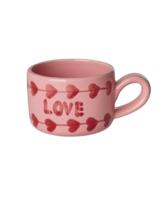 ספל קרמיקה לקפוצ'ינו - LOVE