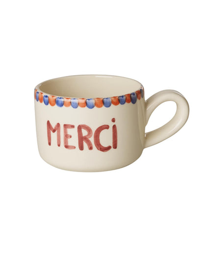 ספל קרמיקה לקפוצ'ינו - MERCI