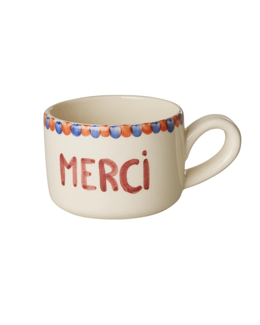 ספל קרמיקה לקפוצ'ינו - MERCI