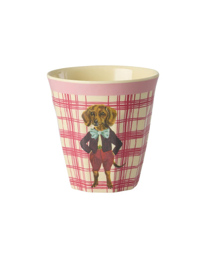 סט 6 כוסות מלמין מיני - נטלי לאטה משבצות