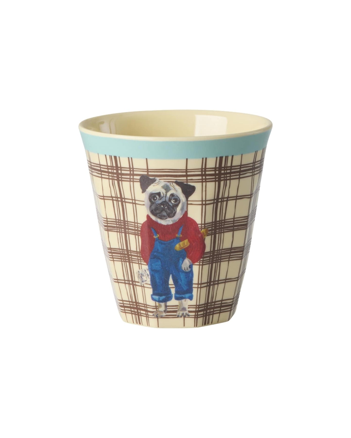 סט 6 כוסות מלמין מיני - נטלי לאטה משבצות