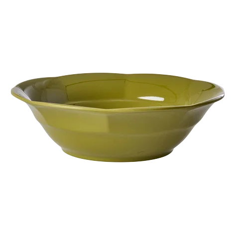 קערת מלמין למרק מסט AW26 - ירוק זית