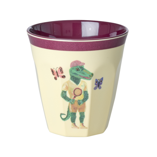 כוס מלמין טוטון איורי חיות נטלי לאטה -תנין