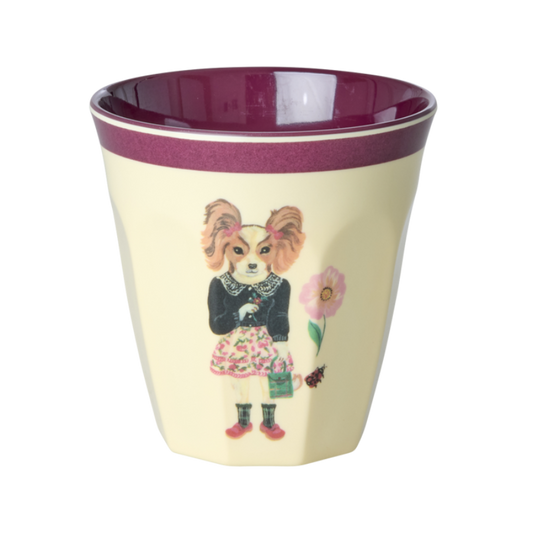 כוס מלמין טוטון איורי חיות נטלי לאטה -כלבה