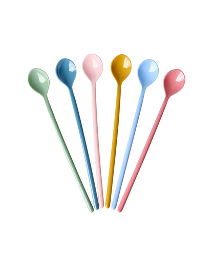 סט 6 כפיות ארוכות בצבעי AW25 - LOVE