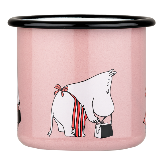 ספל אמייל: Moominmamma-  Pink M