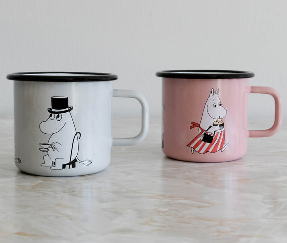 ספל אמייל: Moominmamma-  Pink M