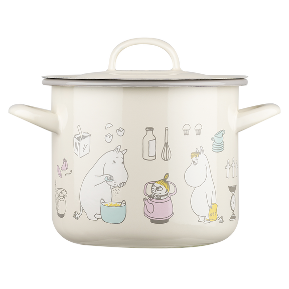 סיר אמייל 2.5 L מומינים : Bon Appetit
