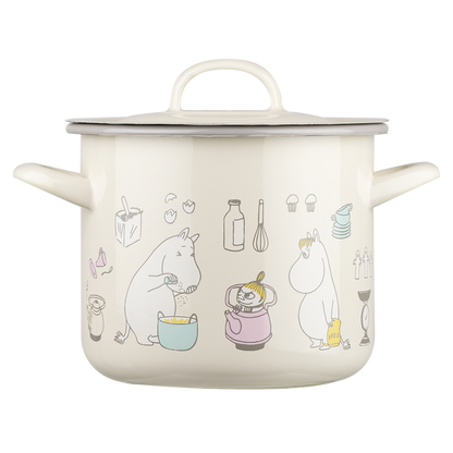 סיר אמייל 2.5 L מומינים : Bon Appetit