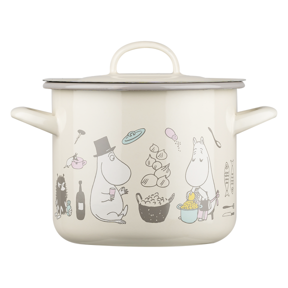 סיר אמייל 2.5 L מומינים : Bon Appetit