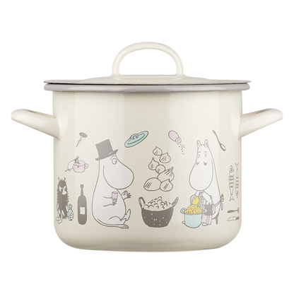 סיר אמייל 2.5 L מומינים : Bon Appetit