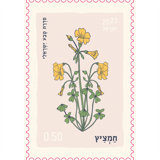 גלויה בחיתוך בול: Bermuda Buttercup חמציץ