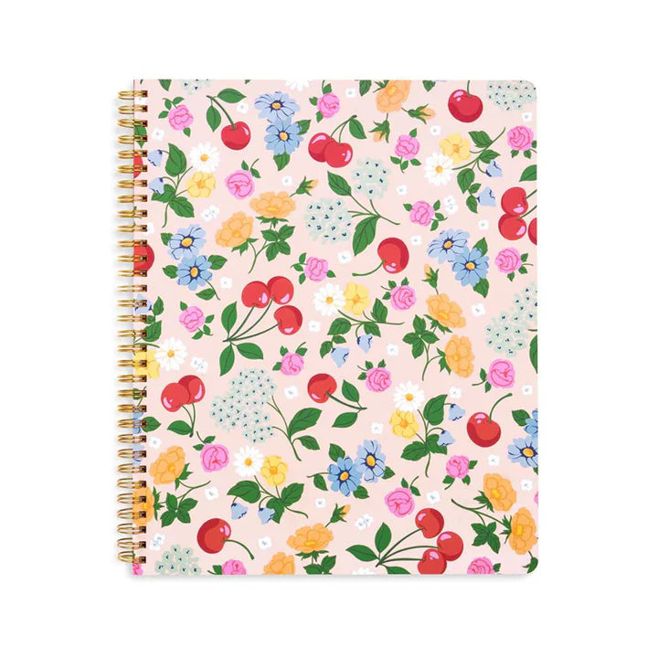 מחברת ספירלה גדולה: Flowers & Fruit