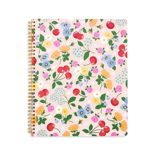 מחברת ספירלה גדולה: Flowers & Fruit