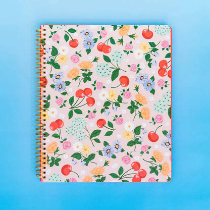 מחברת ספירלה גדולה: Flowers & Fruit