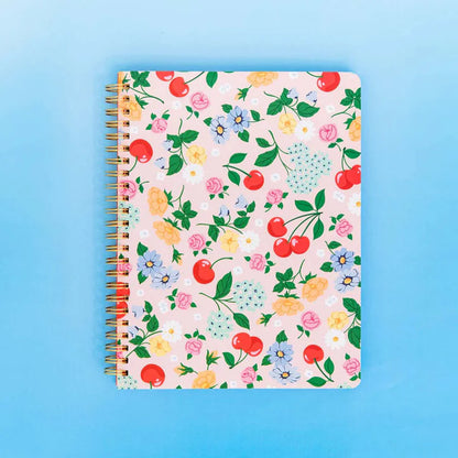 מחברת ספירלה: Flowers & Fruit
