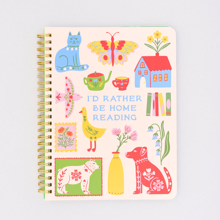 מחברת ספירלה: I'd Rather Be Home Reading