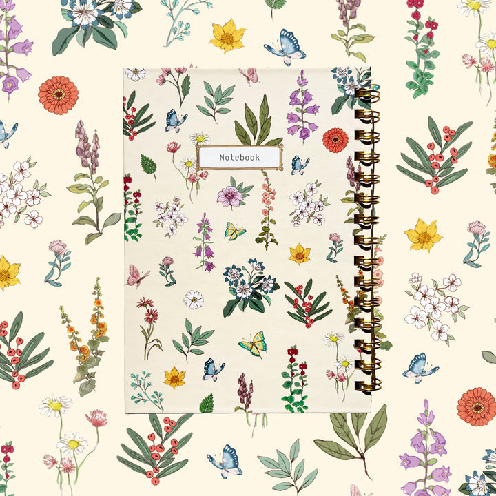 מחברת ספירלה Wildflowers