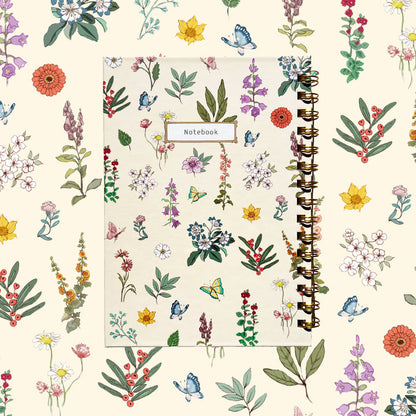 מחברת ספירלה Wildflowers